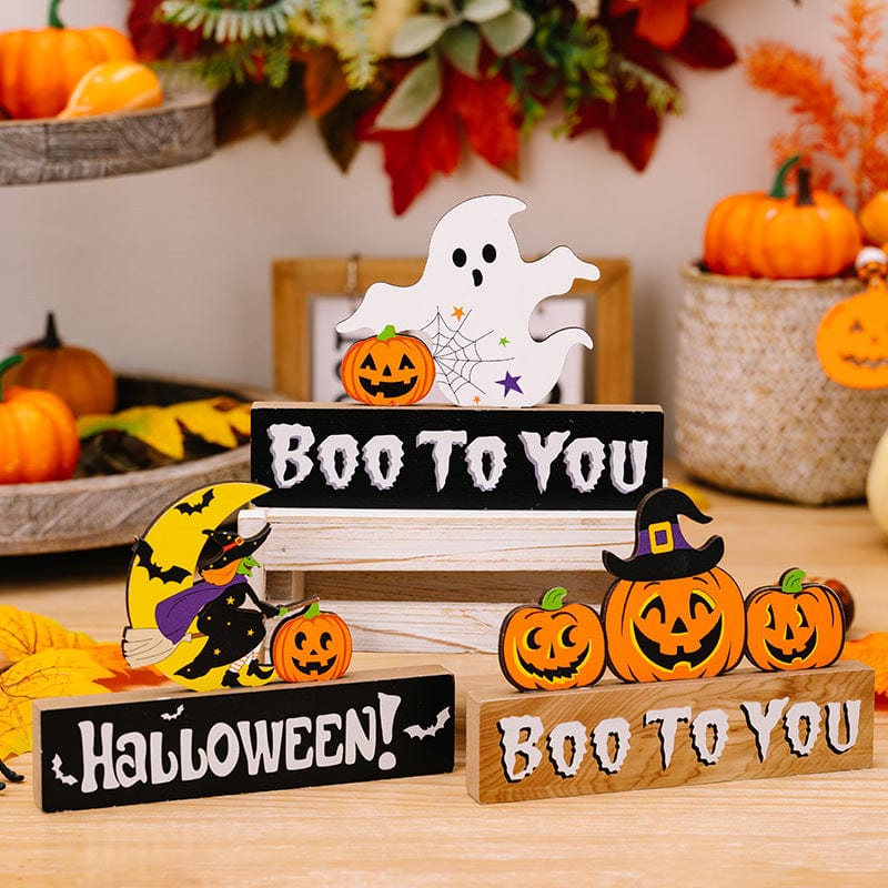 Assorted 2-Piece Halloween Element Ornaments - Fashorio