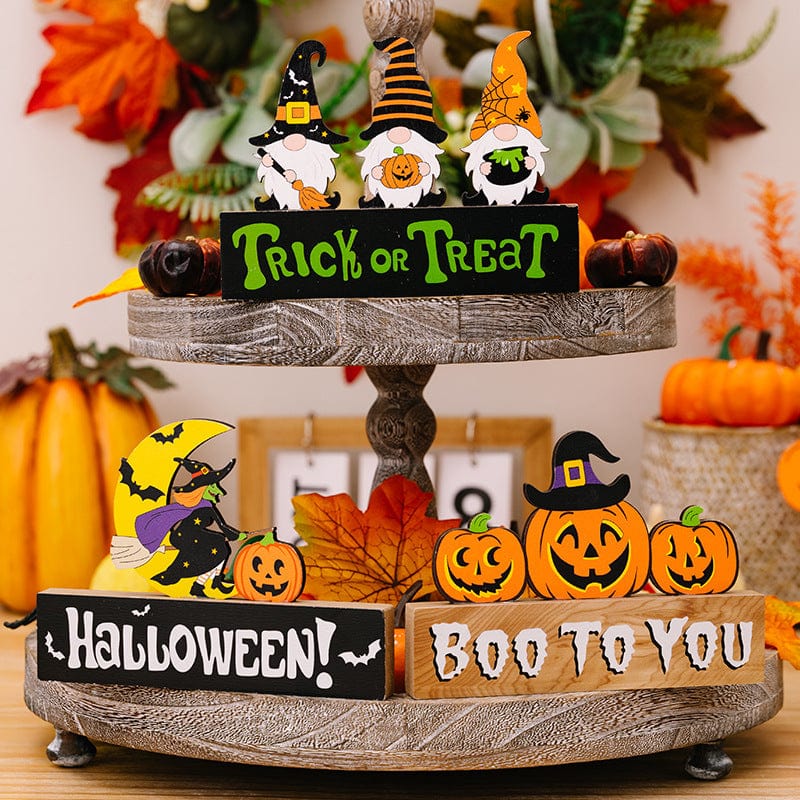 Assorted 2-Piece Halloween Element Ornaments - Fashorio