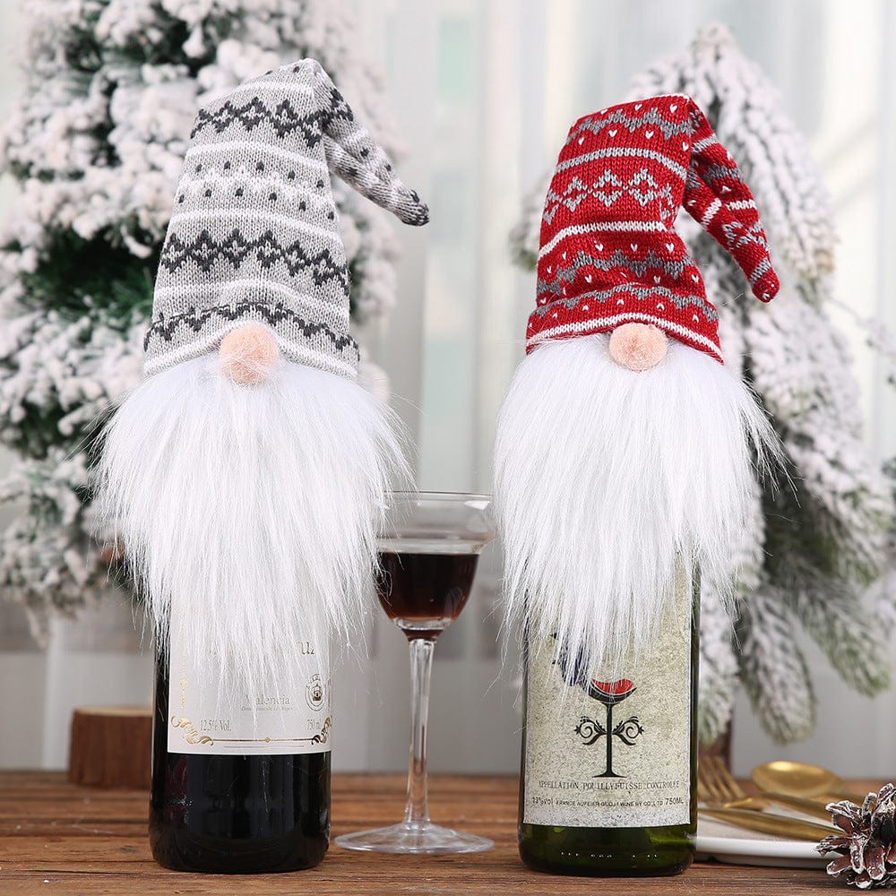 Assorted 2-Piece Wine Bottle Covers - Fashorio