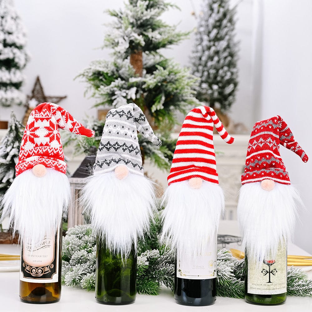 Assorted 2-Piece Wine Bottle Covers - Fashorio