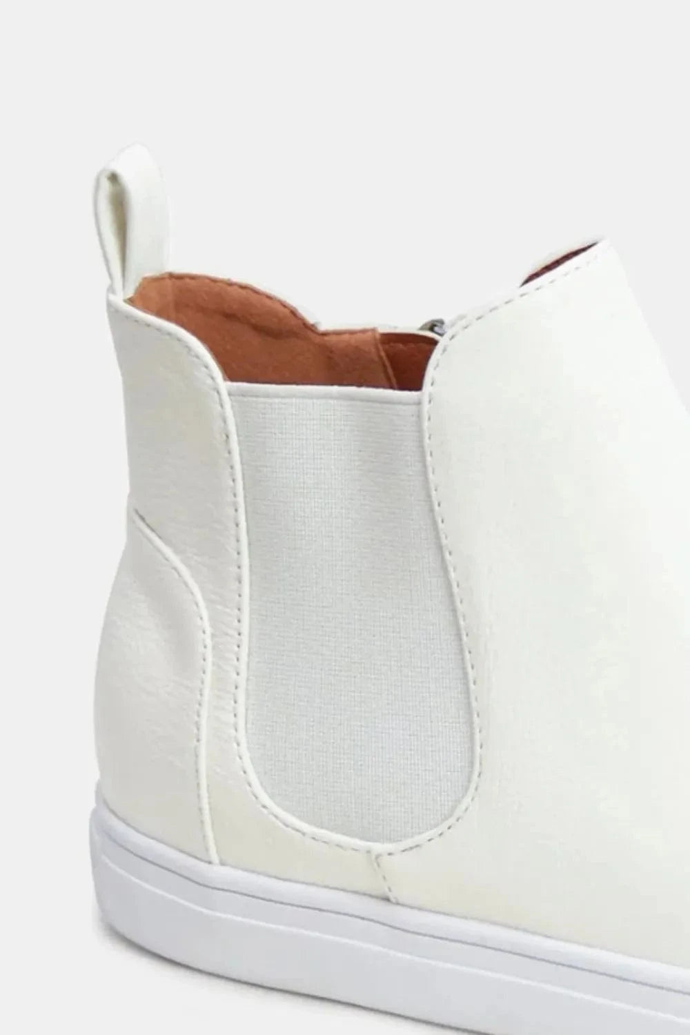 Beast Fashion Faux Suede Elastic Side Panel Sneakers - Fashorio