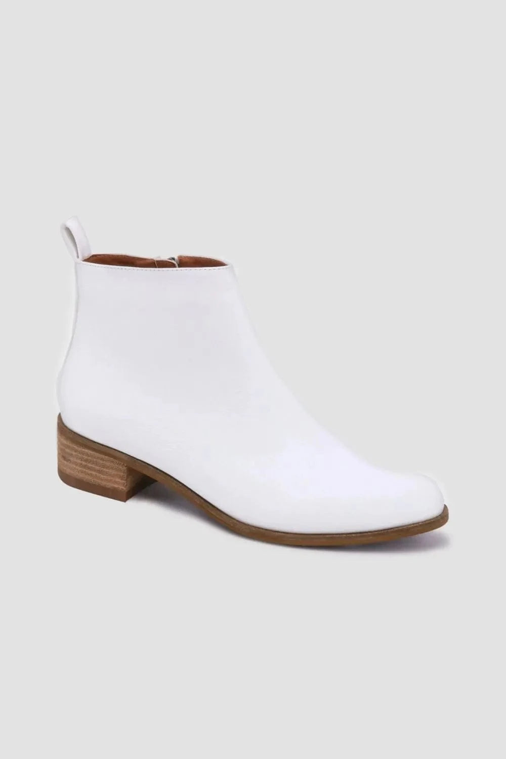 Beast Fashion PU Leather Block Heel Boots - Fashorio