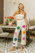 BiBi Flower Print Straight Legs Pants - Fashorio