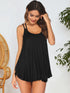 Fashorio Black / S Scoop Neck Top and Shorts Lounge Set