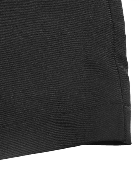 Striped Collar Long Sleeve Fake Two-Piece Blazer - Fashorio