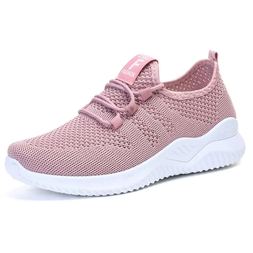 Breathable Mesh Lace Up Athletic - Fashorio