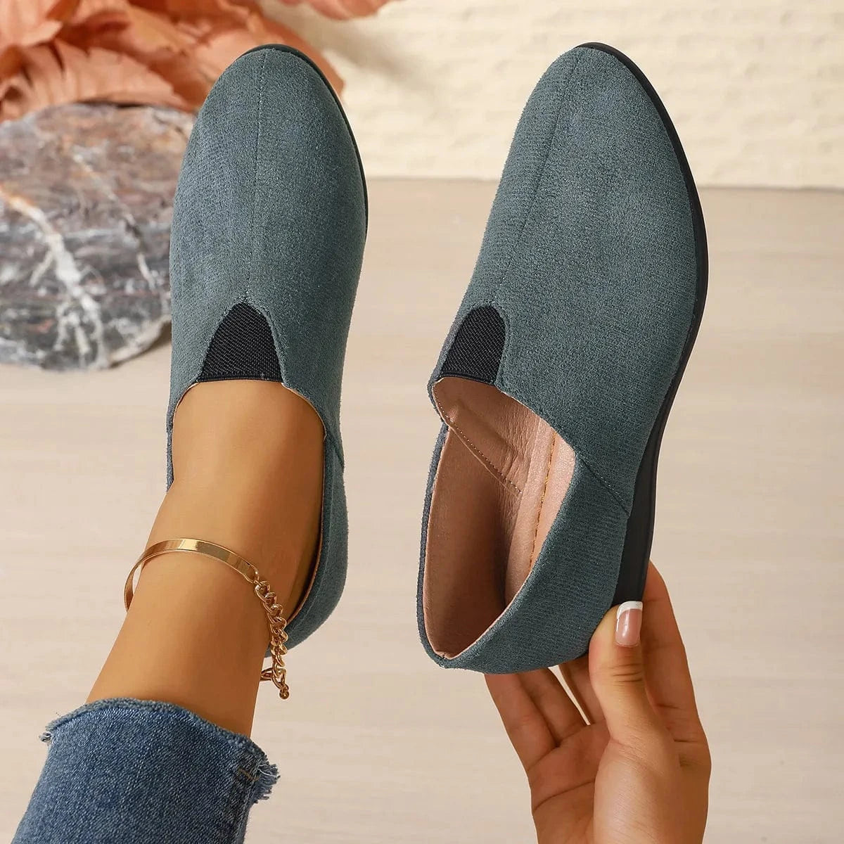Breathable Mesh Slip-On Loafers - Fashorio