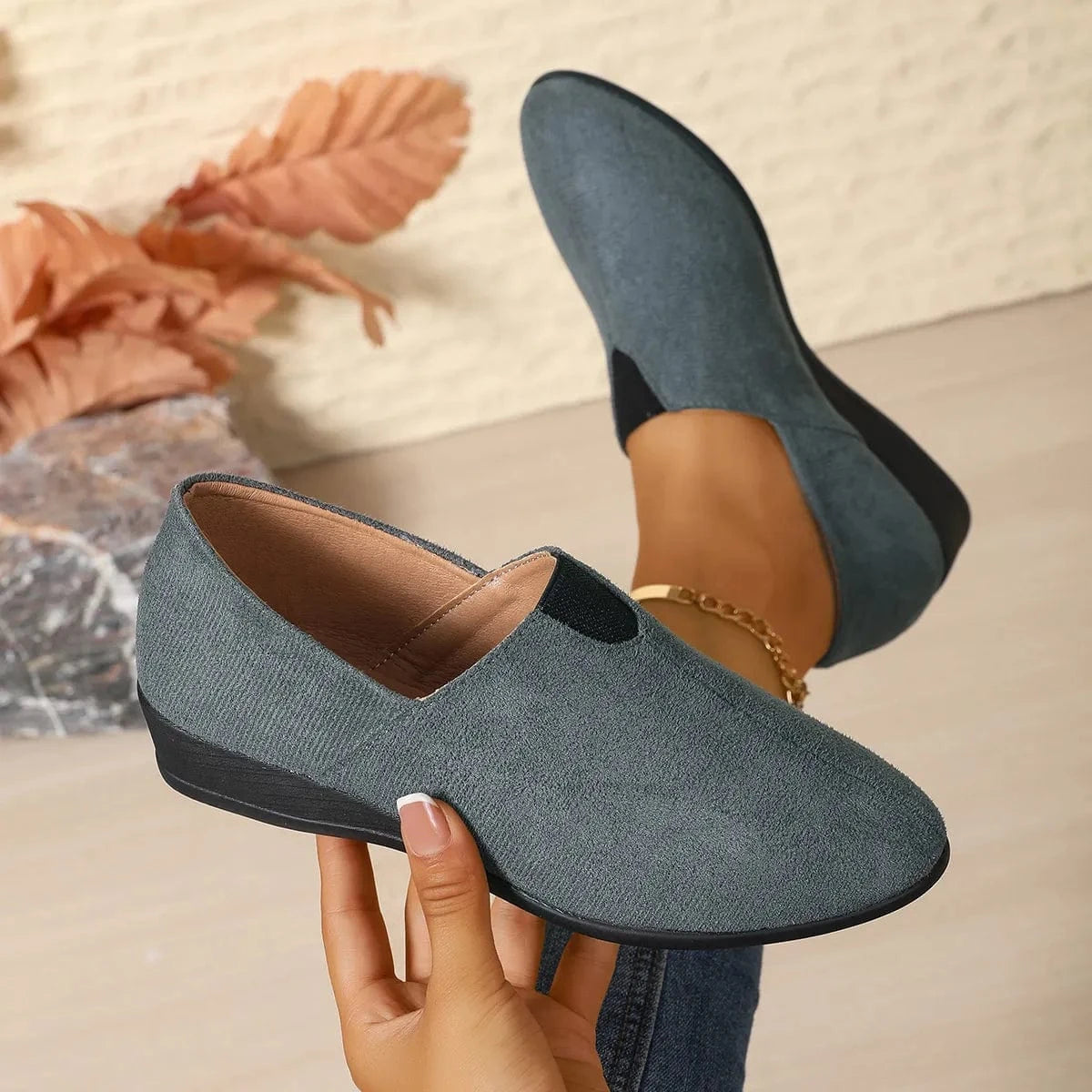 Breathable Mesh Slip-On Loafers - Fashorio