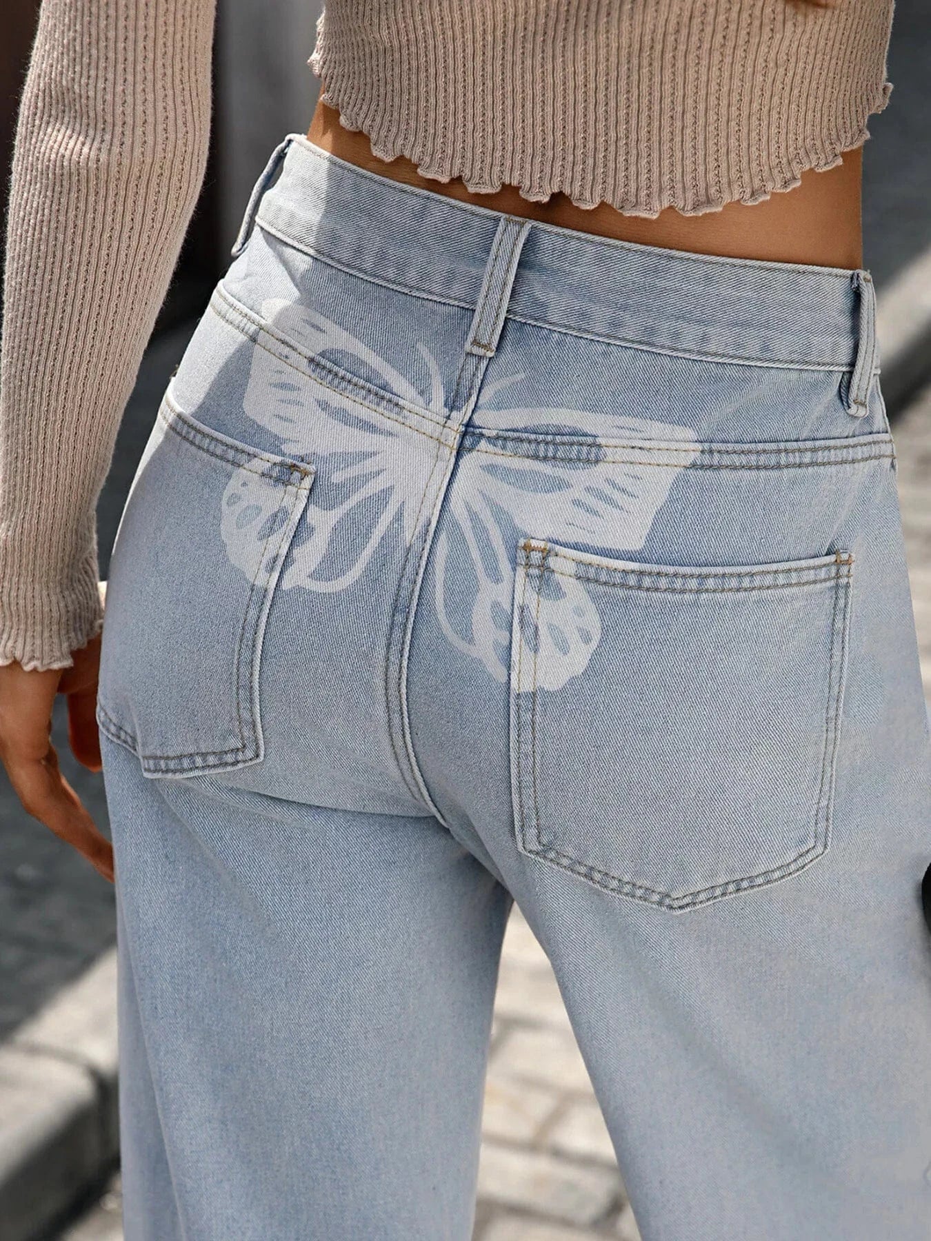 High Waisted Wide Leg Jeans – Women’s Flattering Classic Fit - Fashorio