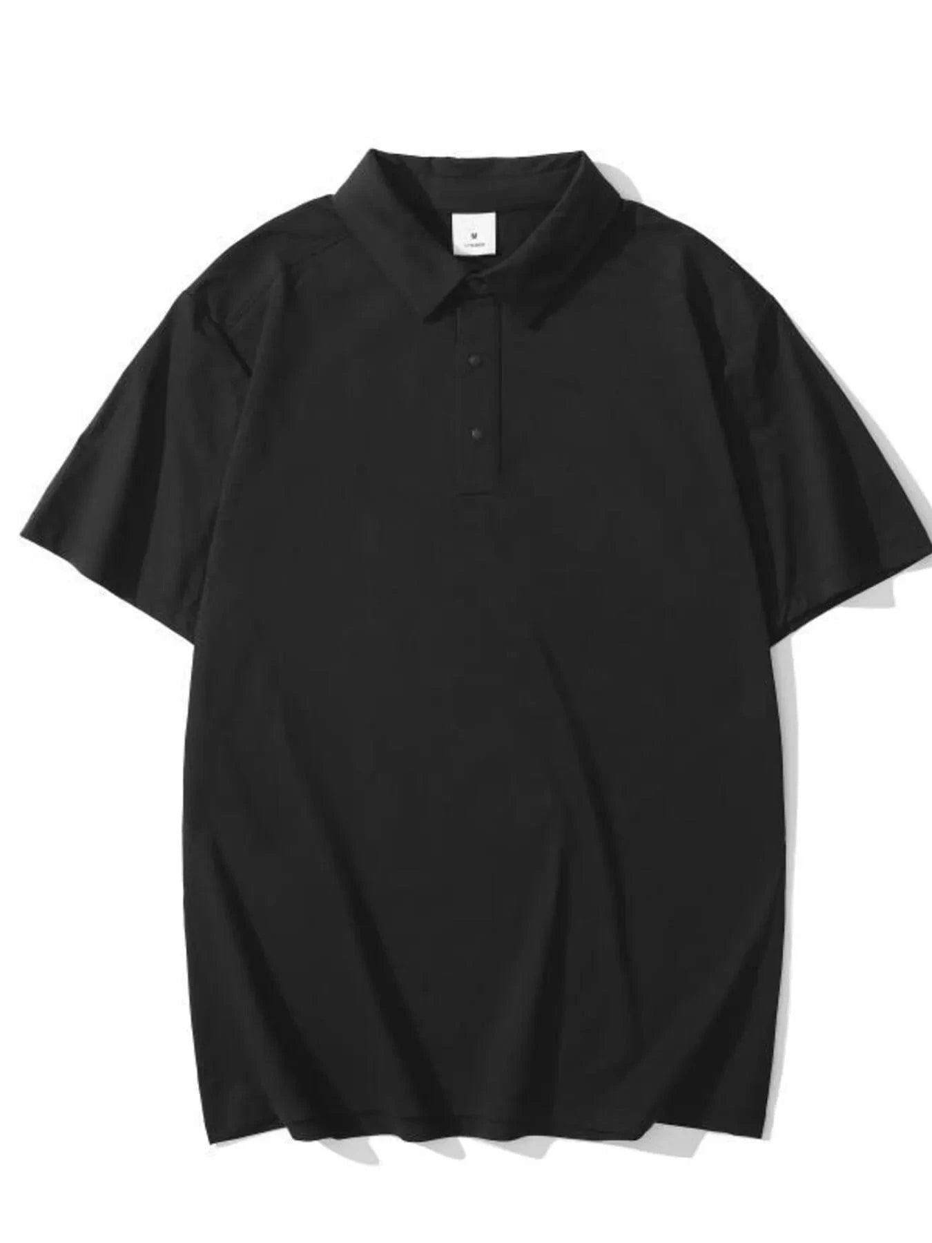 Men's Full Size Button Detail Short Sleeve Polo Plus Size - Fashorio