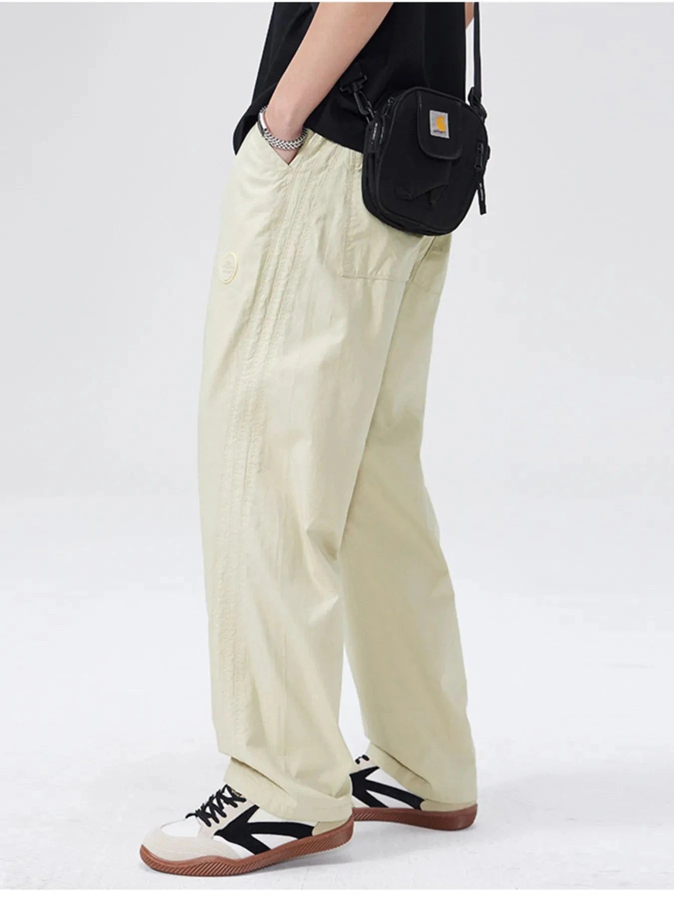 Men's Full Size Wide Leg Casual Pants Plus Size - Fashorio