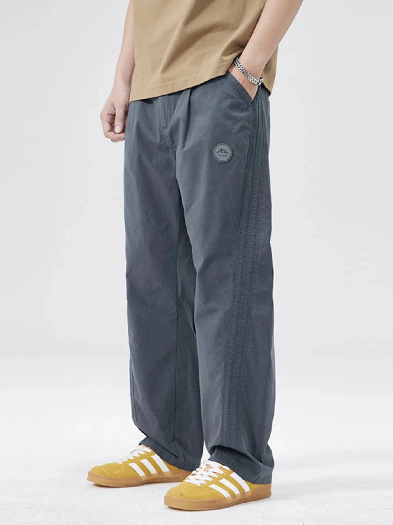 Men's Full Size Wide Leg Casual Pants Plus Size - Fashorio