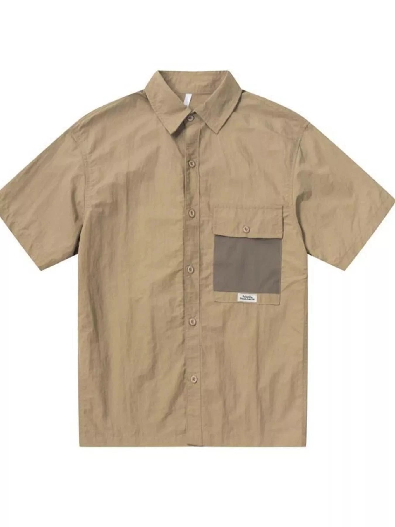 Men's Plus Size Button Up Short Sleeve Shirt - Fashorio