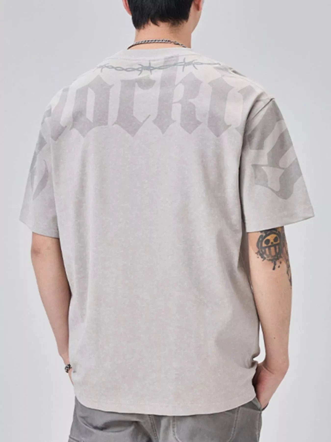 Men's Plus Size Round Neck Short Sleeve T-Shirt - Fashorio