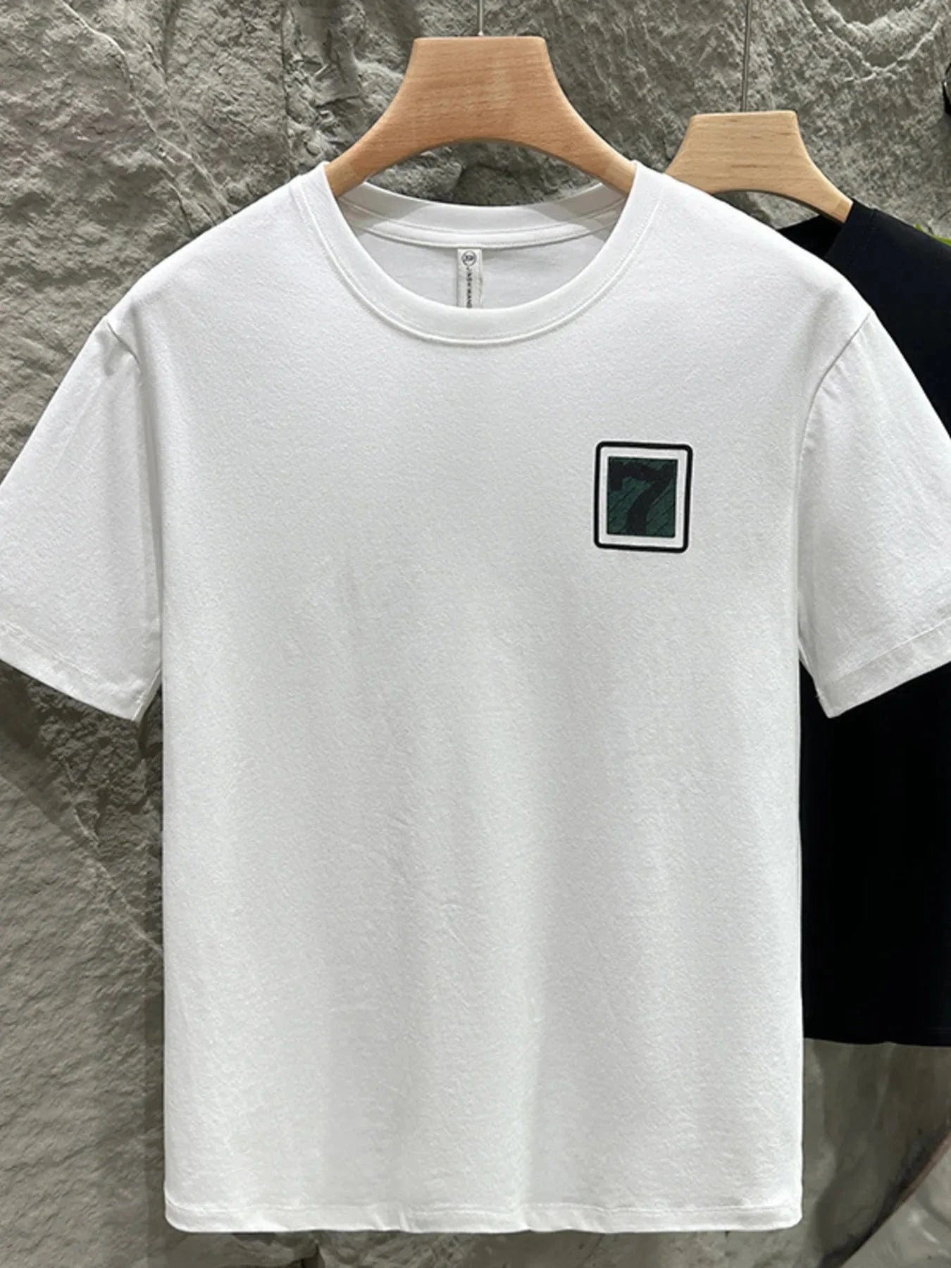 Men's Plus Size Round Neck Short Sleeve T-Shirt - Fashorio
