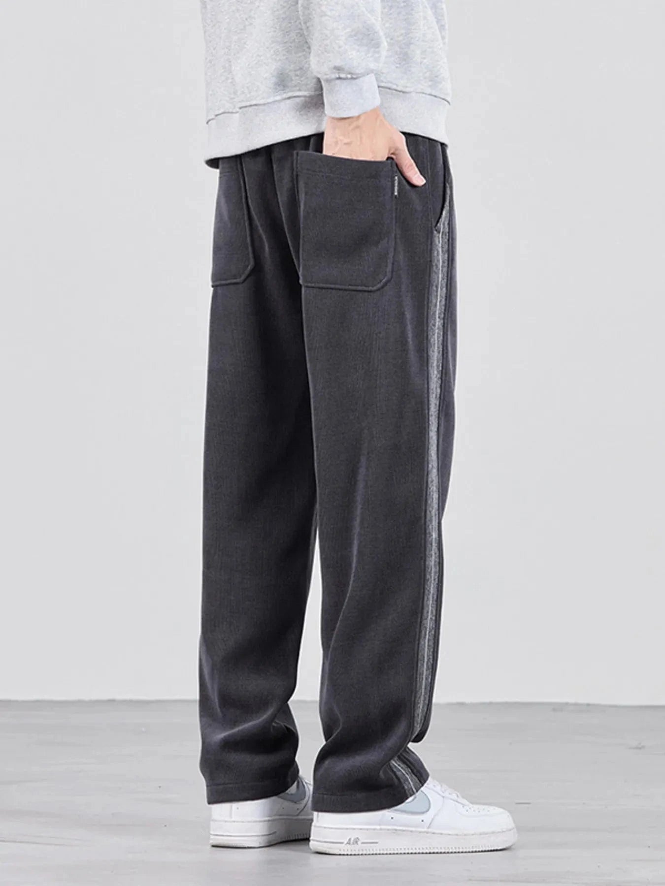 Men's Plus Size Wide Leg Pants - Fashorio