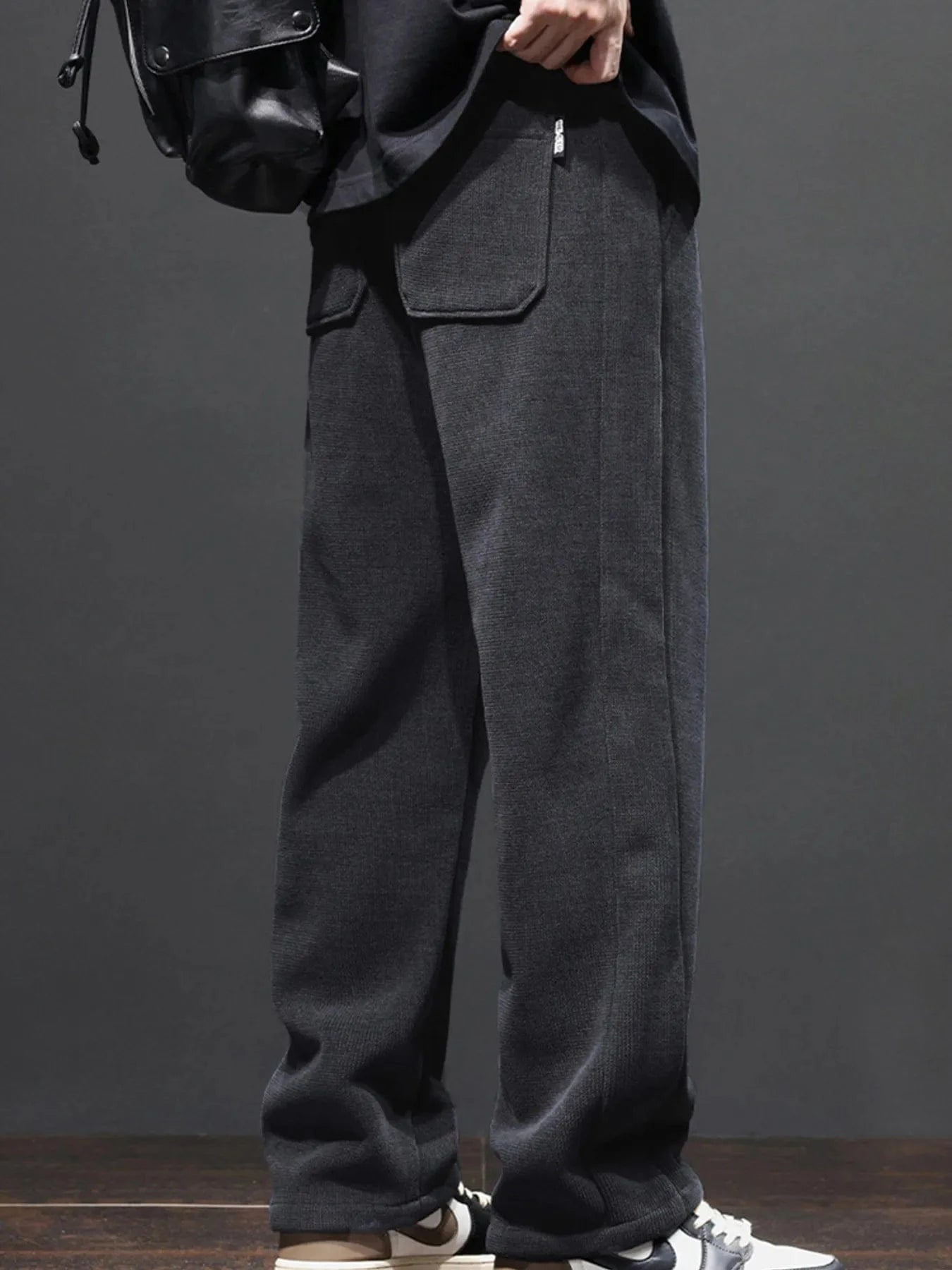 Men's Plus Size Wide Leg Pants - Fashorio