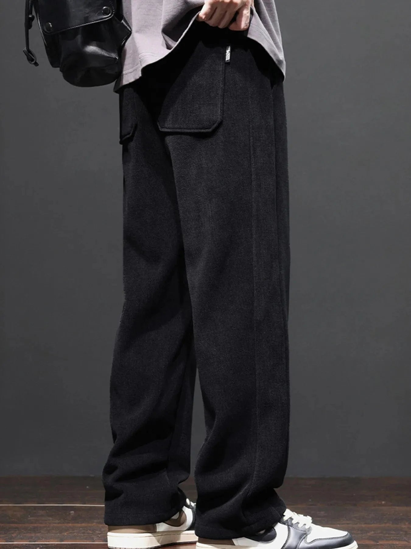 Men's Plus Size Wide Leg Pants - Fashorio