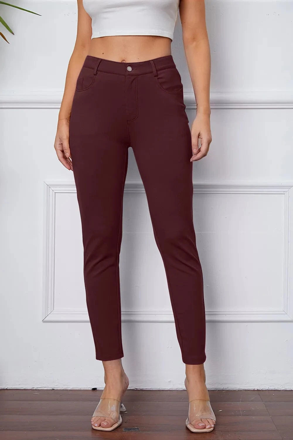 StretchyStitch Pants by Basic Bae - Fashorio