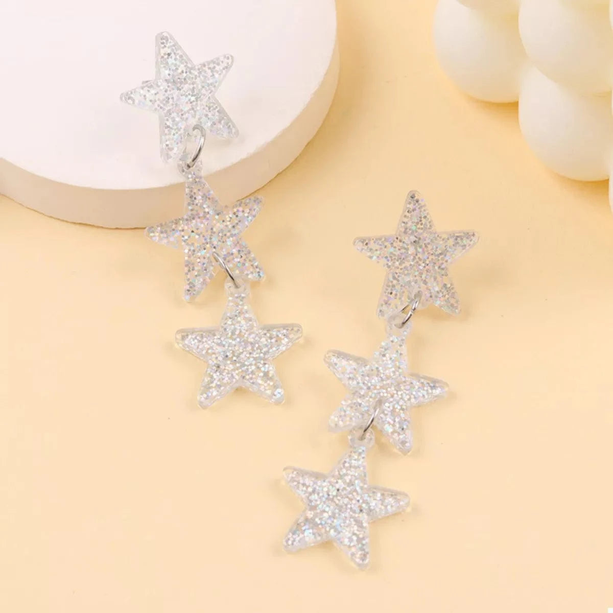Christmas Theme Drop Earrings Style E One Size - Fashorio
