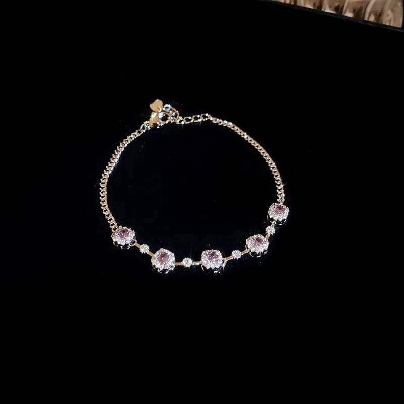 Copper Zircon Bracelet - Fashorio