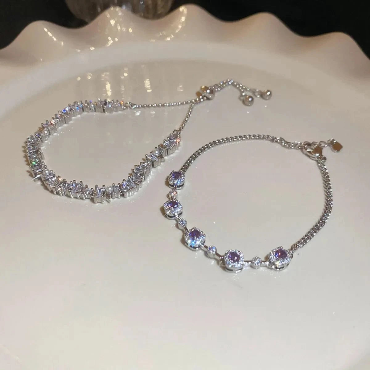 Copper Zircon Bracelet - Fashorio