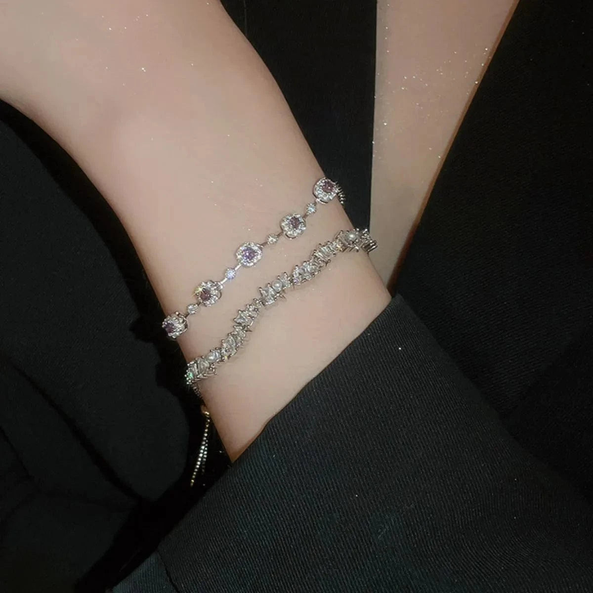 Copper Zircon Bracelet - Fashorio