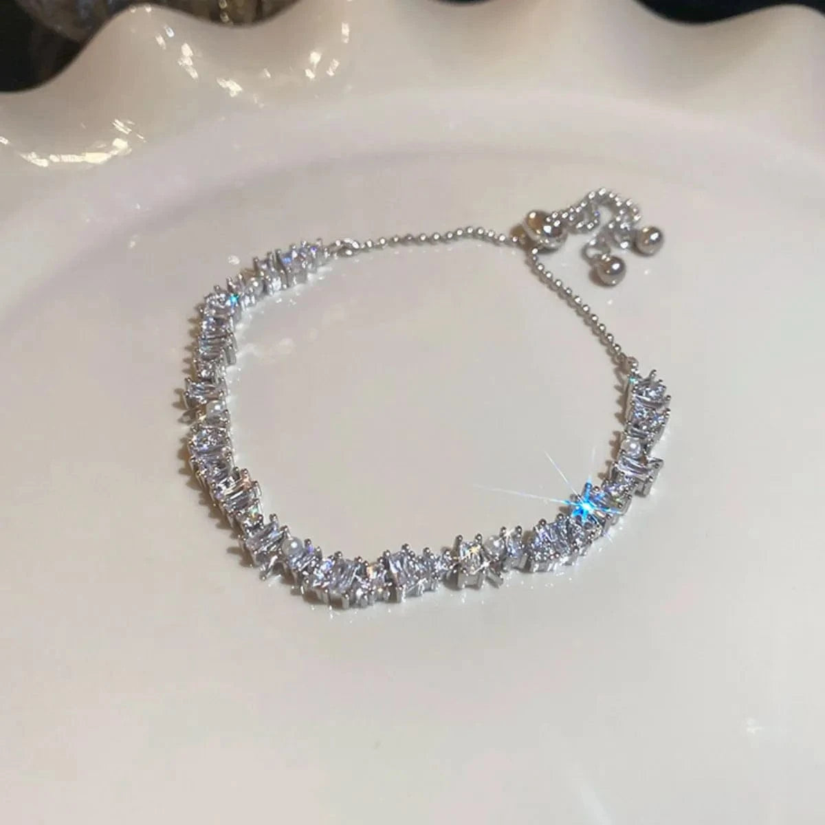 Copper Zircon Bracelet - Fashorio