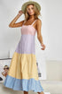 BiBi Color Block Tiered Gingham Dress - Fashorio