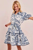 BiBi Woven Printed Tiered Dress - Fashorio