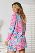Double Take Floral Open Front Long Sleeve Cardigan - Fashorio