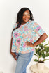 Double Take Floral Round Neck Babydoll Top - Fashorio