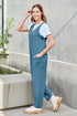 Double Take Full Size Sleeveless Straight Jumpsuit - Fashorio
