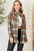 Mandy Plaid Dropped Shoulder Shirt - Fashorio