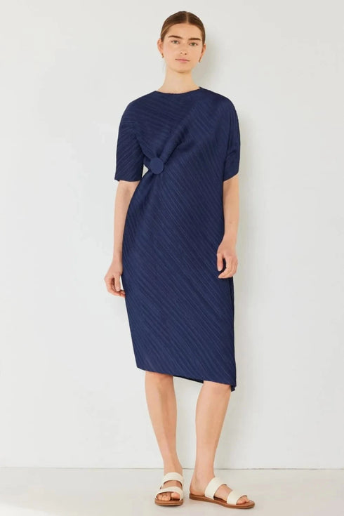 Marina West Swim Pleated Dolman Sleeve Dress - Fashorio