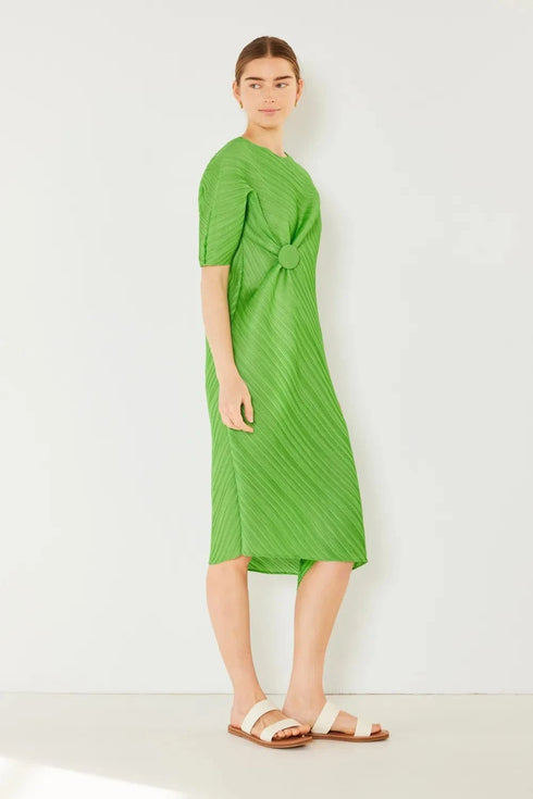 Marina West Swim Pleated Dolman Sleeve Dress - Fashorio