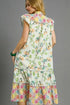 Umgee Patchwork Garden Midi Dress - Fashorio