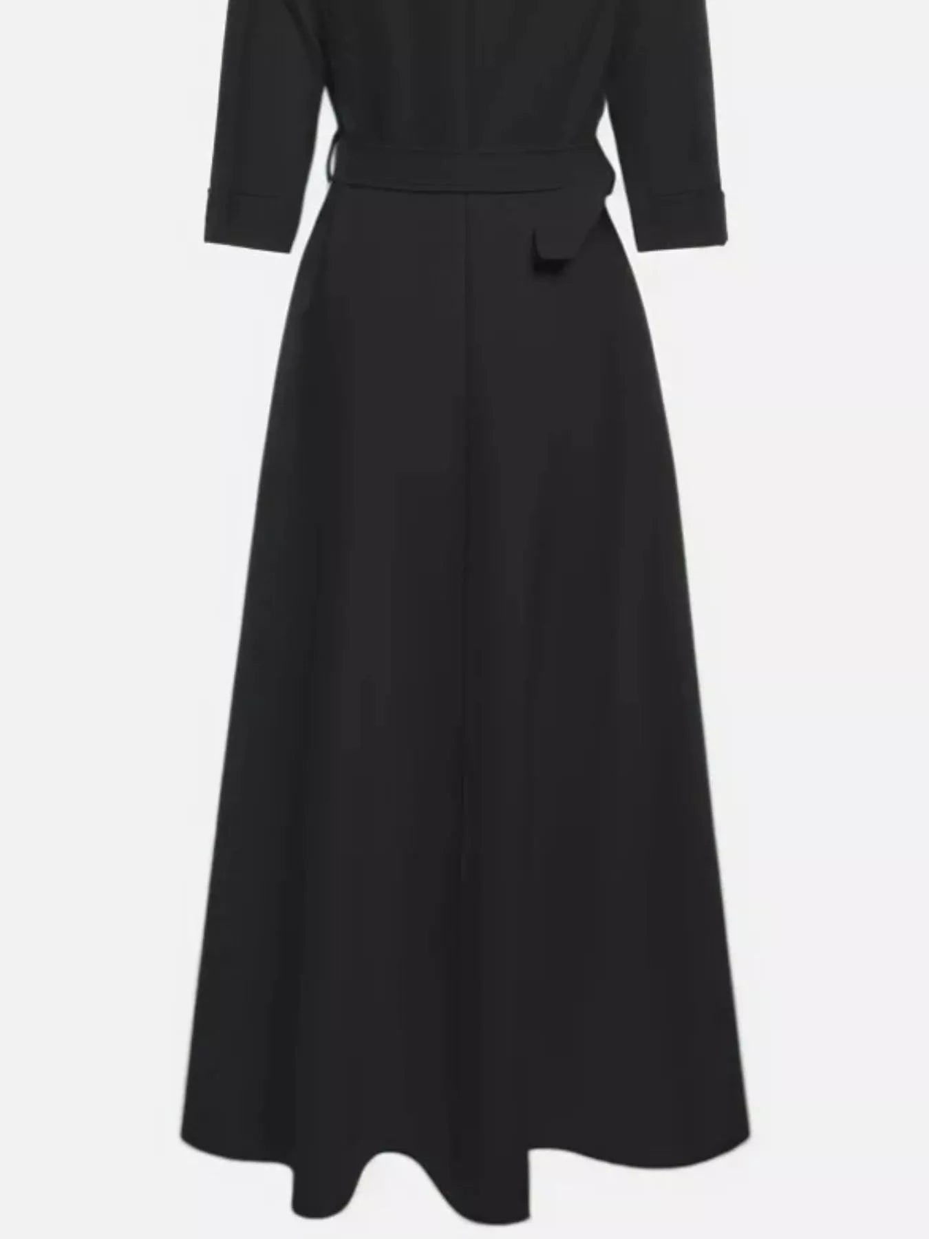 Elegant Off-Shoulder Belted Maxi Dress - Fashorio
