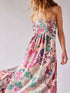 Fashorio Floral Print Sleeveless Maxi Dress