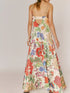 Fashorio Floral Print Sleeveless Maxi Dress
