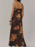 Fashorio Floral Print Sleeveless Maxi Dress