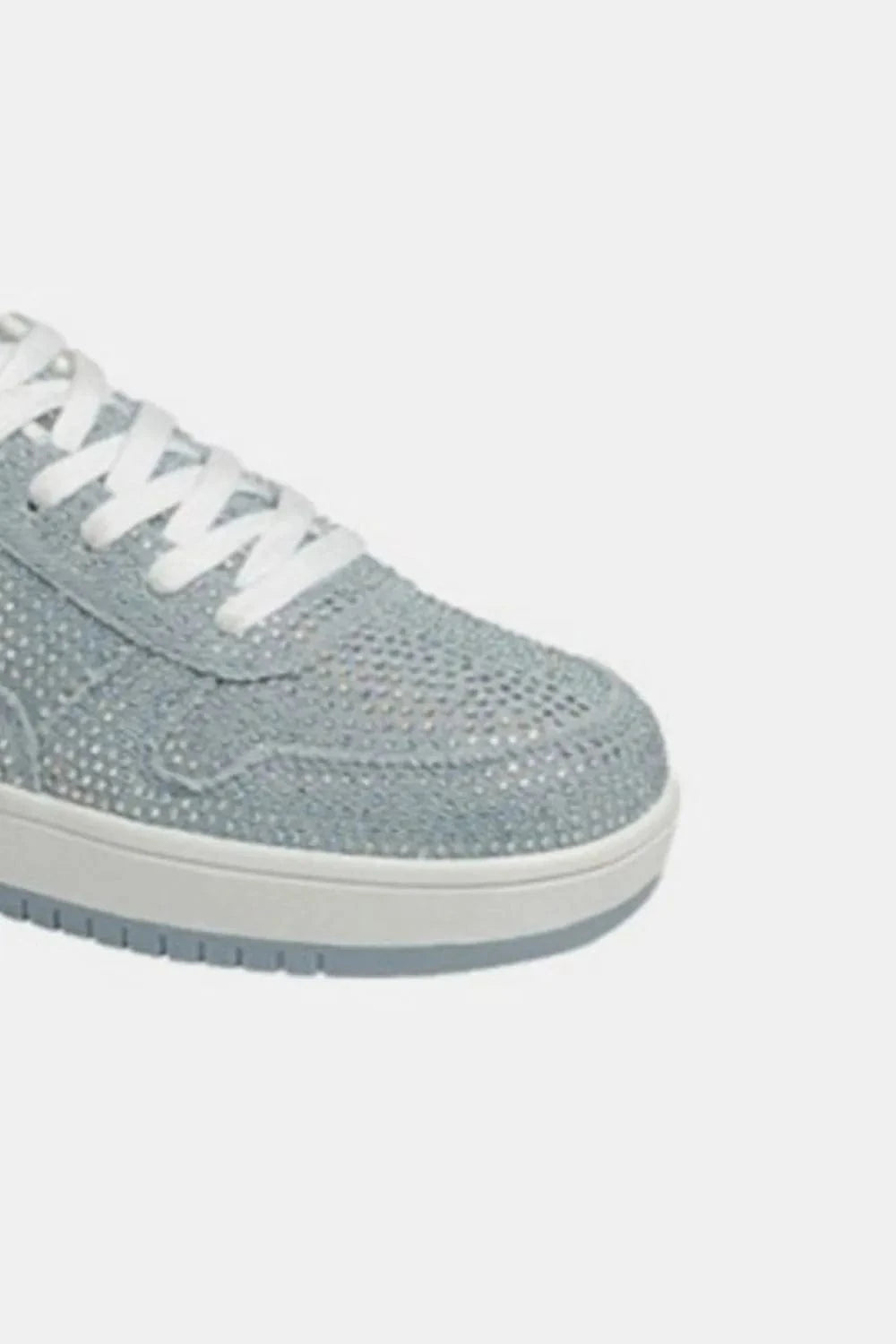 Forever Link Rhinestone Platform Flat Sneakers - Fashorio