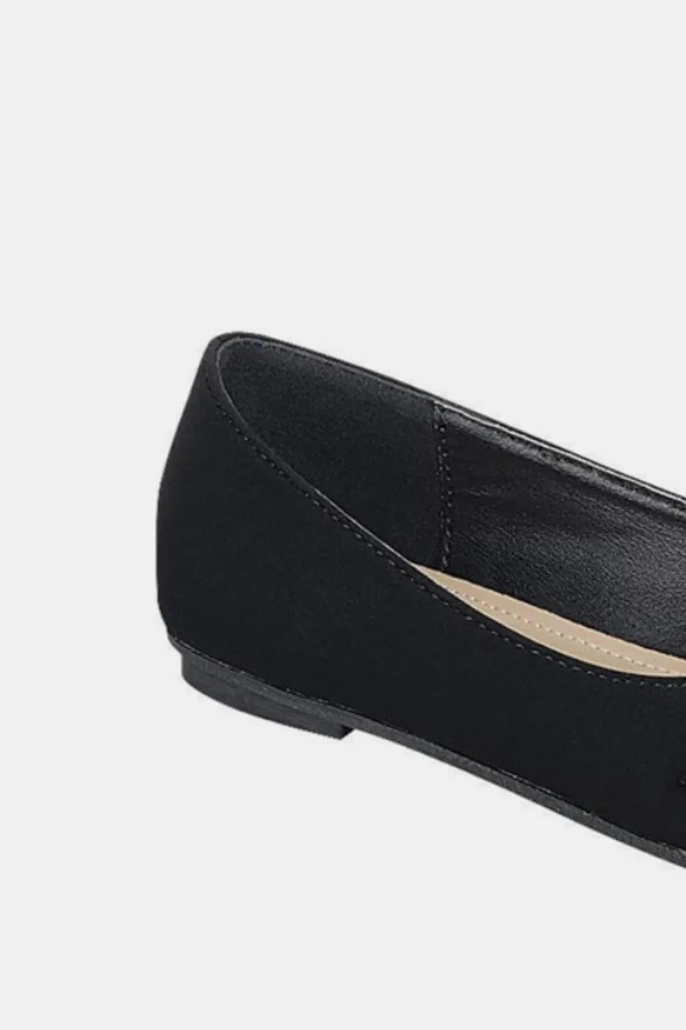 Forever Link Slip On Rhinestone Buckle Ballet Flats - Fashorio