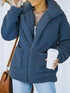 Fashorio Full Size Cozy Fleece Zip Up Jacket Plus Size