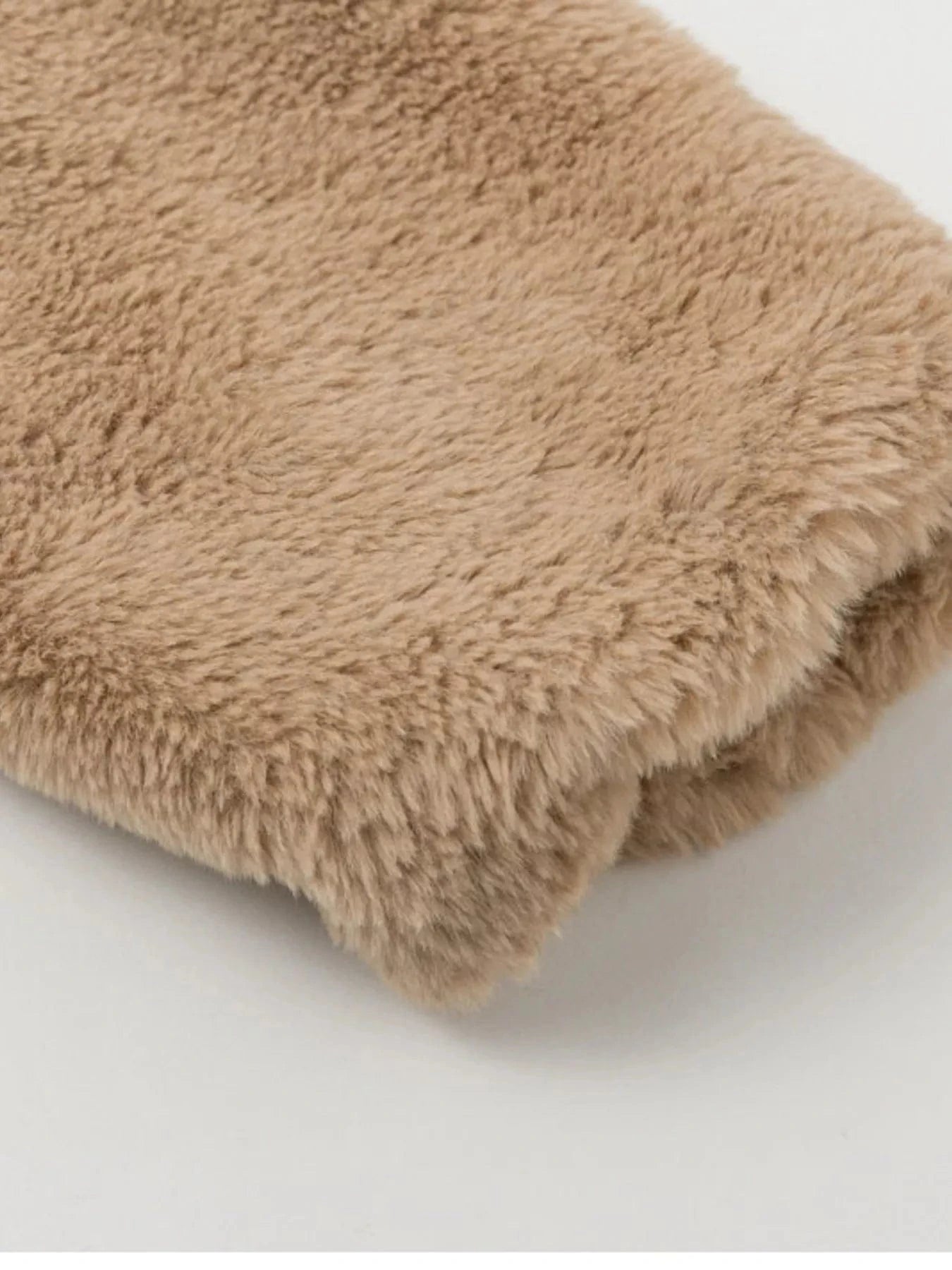 Full Size Faux Fur Cropped Zip-Up Jacket Plus Size - Fashorio