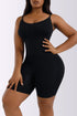 Fashorio Full Size Spaghetti Strap Shaping Romper