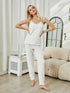 Fashorio Fuzzy V-Neck Cami and Pants Lounge Set