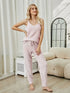 Fashorio Fuzzy V-Neck Cami and Pants Lounge Set