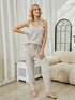 Fashorio Fuzzy V-Neck Cami and Pants Lounge Set