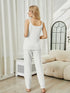Fashorio Fuzzy V-Neck Cami and Pants Lounge Set